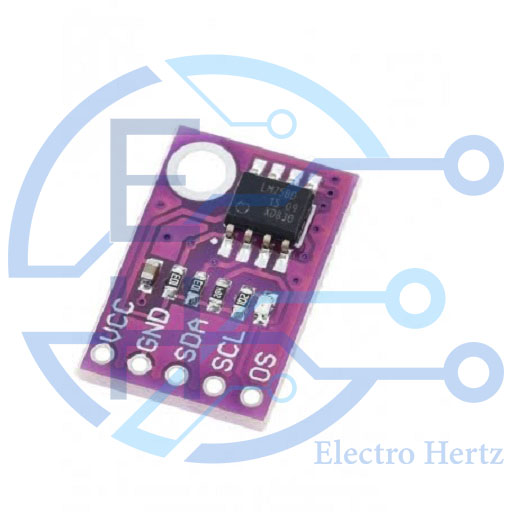 ماژول دما LM75 با رابط I2C ماژول دما LM75 با رابط I2C