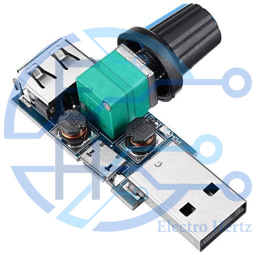 ماژول کنترل سرعت فن با ورودی و خروجی USB مدل HW-602 ماژول کنترل سرعت فن با ورودی و خروجی USB مدل HW 602